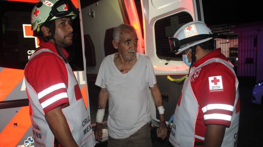PLEITO DE ANCIANOS DEJA UN LESIONADO