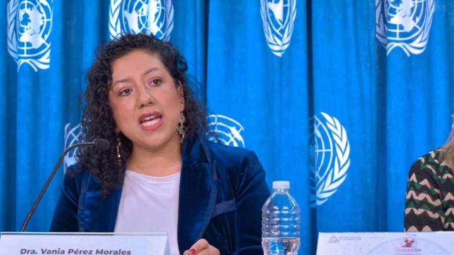 Vania Pérez, activista anticorrupción