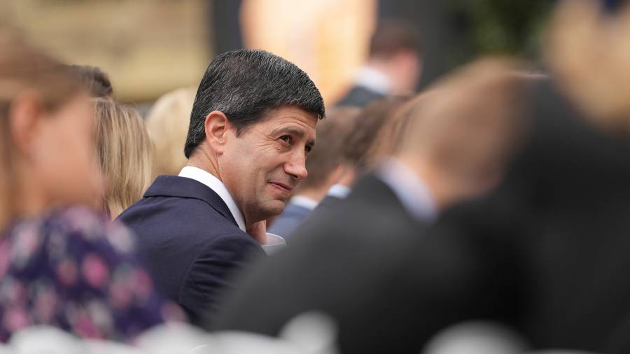 El presidente de la Junta de la Reserva Federal, Kevin Warsh, asiste a una ceremonia conmemorativa del 25.º aniversario de los atentados del 11 de septiembre, el viernes 11 de septiembre de 2026.