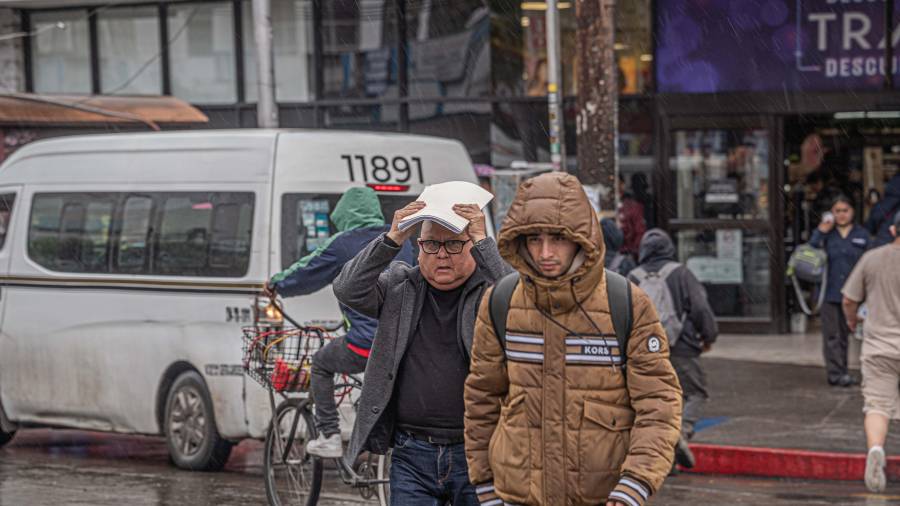 El Servicio Meteorológico Nacional prevé lluvias torrenciales en Tabasco y Chiapas por el Frente Frío 41 y un evento de “Norte” en el Golfo de México
