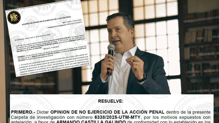 Da Fiscalía de NL carpetazo al caso contra Armando Castilla; reafirma que hubo fabricación de pruebas