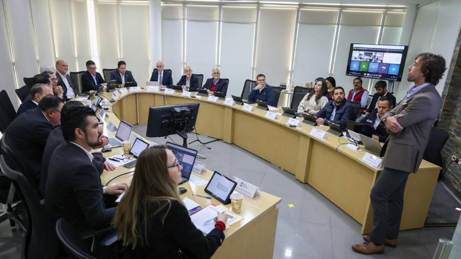 Sesión del Consejo de Administración de Agsal.