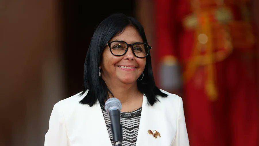 Delcy Rodríguez, presidenta encargada de Venezuela.