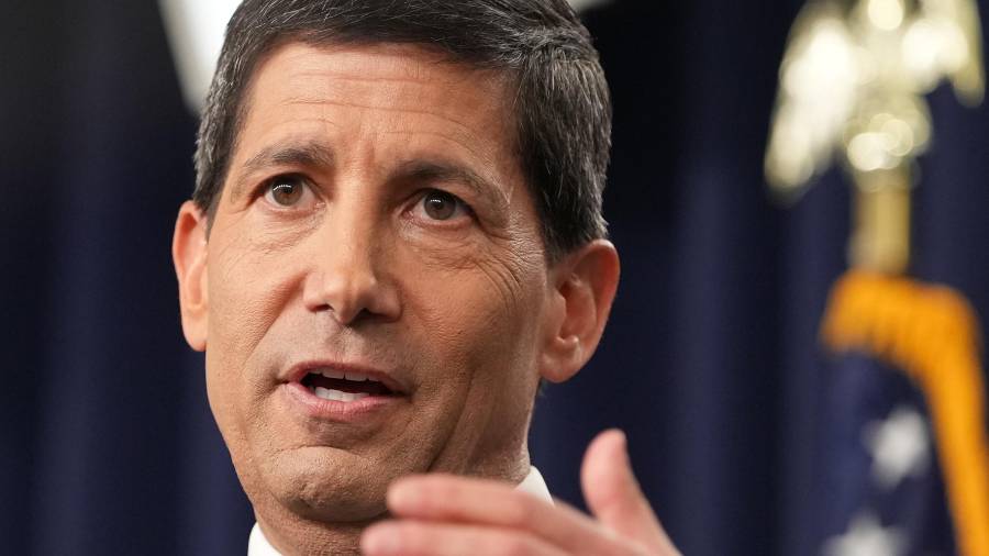 El presidente de la Reserva Federal Kevin Warsh en la sede de esa institución, el 29 de julio del 2026.