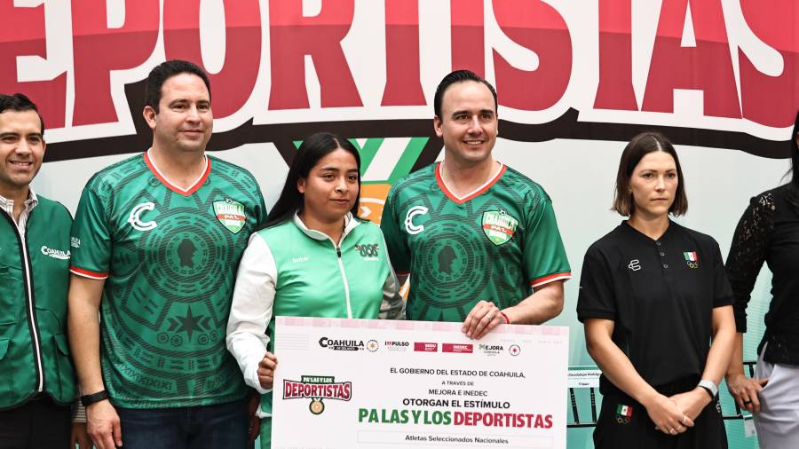 El programa “Pa’ los Deportistas” busca fortalecer el crecimiento y desempeño de atletas coahuilenses.