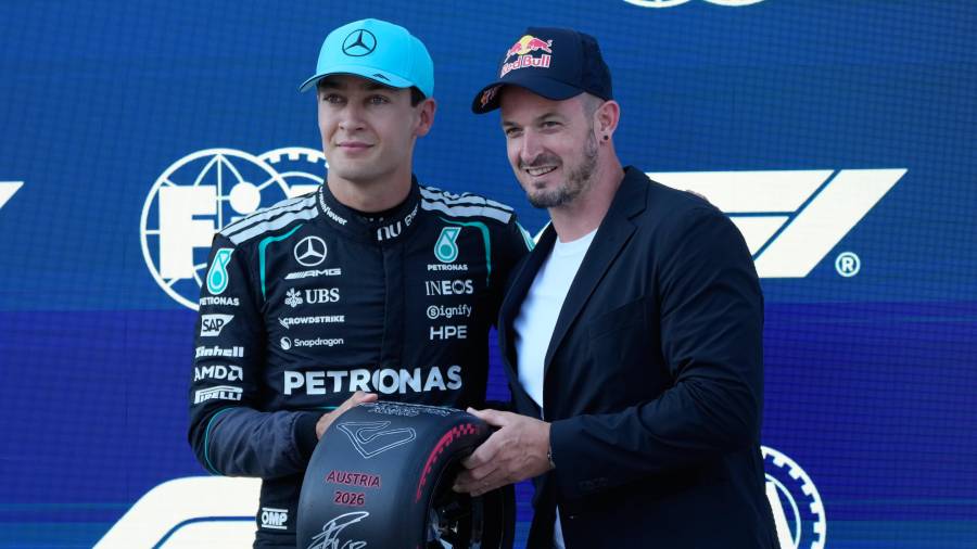 George Russell partirá desde la pole position en el Gran Premio de Austria tras marcar la vuelta más rápida de la clasificación.