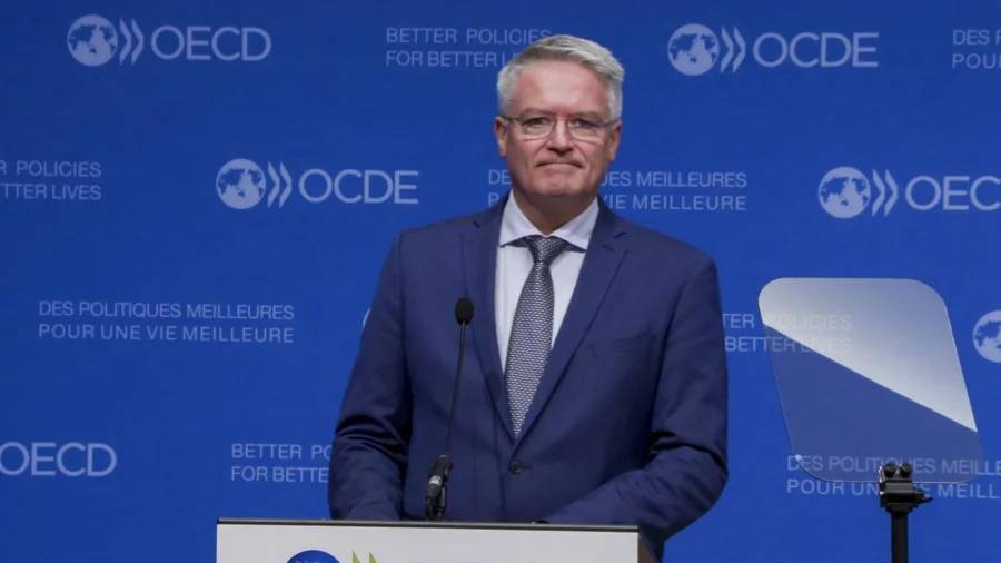 Mathias Cormann, secretario general de la Organización para la Cooperación y el Desarrollo Económicos (OCDE).