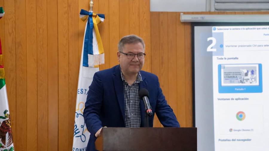José Ángel Rodríguez Canales, presidente de la CDHEC, participó en la Reunión de la Zona Norte.