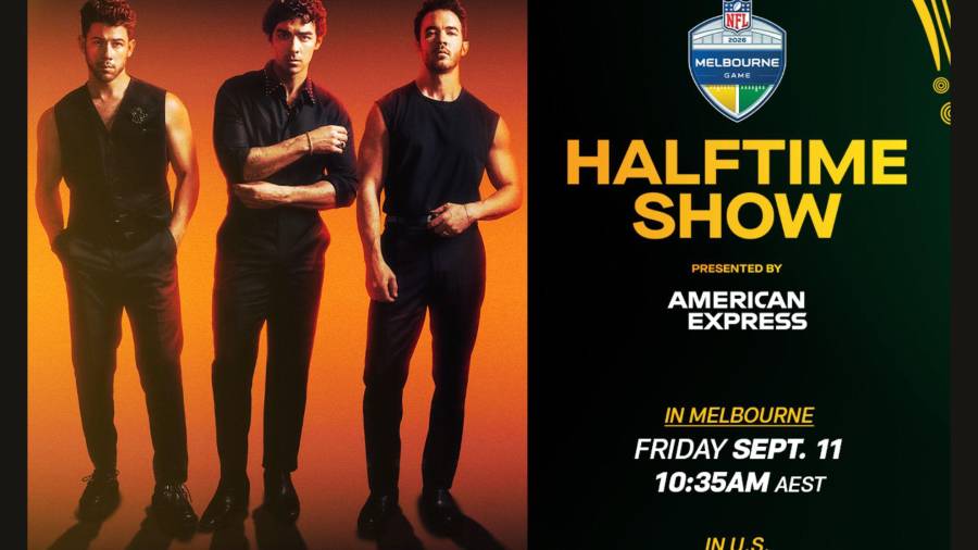 Los Jonas Brothers llevarán sus éxitos al Melbourne Cricket Ground durante el histórico enfrentamiento entre 49ers y Rams.