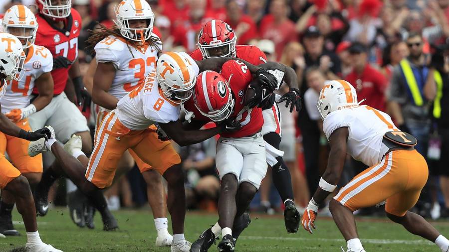 Georgia y Tennessee es una de las mejores rivalidades del futbol americano colegial.