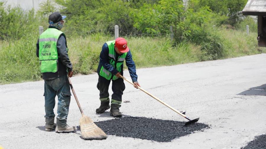 Los trabajos estuvieron a cargo de personal del programa “Aquí andamos”, al oriente de Saltillo.