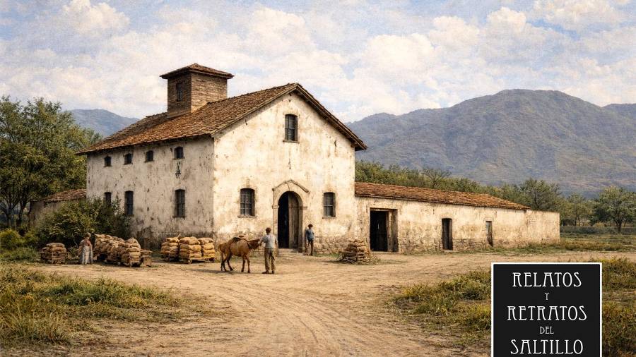 Representación del Molino de Arce, o La Estrella, propiedad de Santiago Smith.