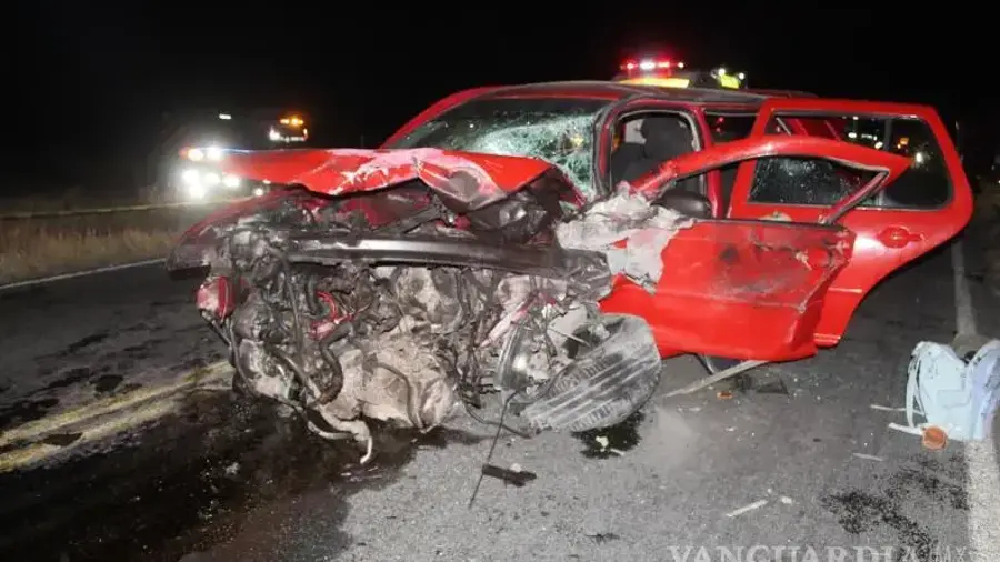 El caso corresponde a un choque que ocurrió el 2 de mayo en la carretera Torreón–Saltillo, en el kilómetro 41+200