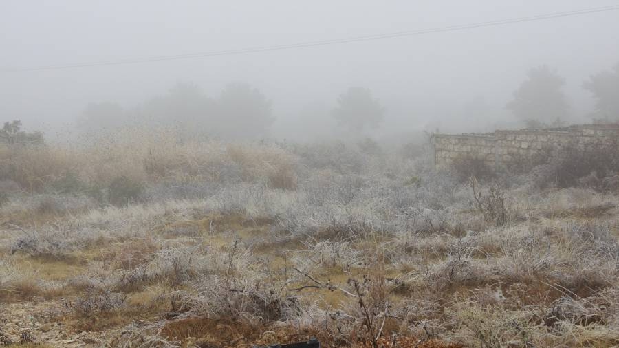 Frente frío 27 deja temperaturas bajo cero en la Región Sureste