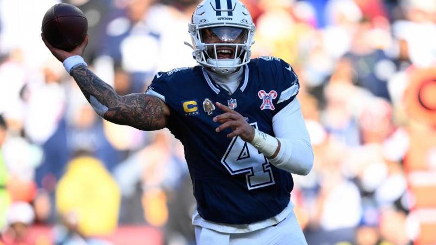 Dak Prescott lanzó para 307 yardas y dos touchdowns en la victoria de Dallas.