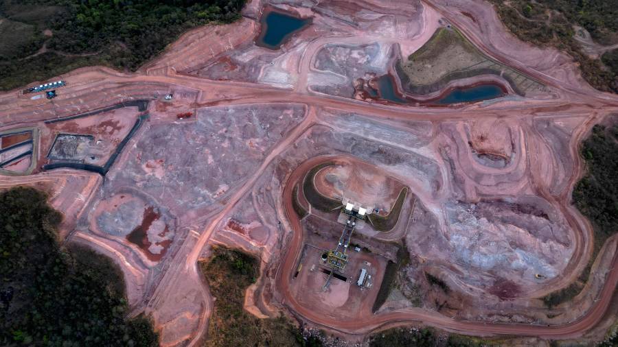Una mina de Serra Verde Mining en Minacu, en el estado de Goias, Brasil, el 28 de julio del 2025.