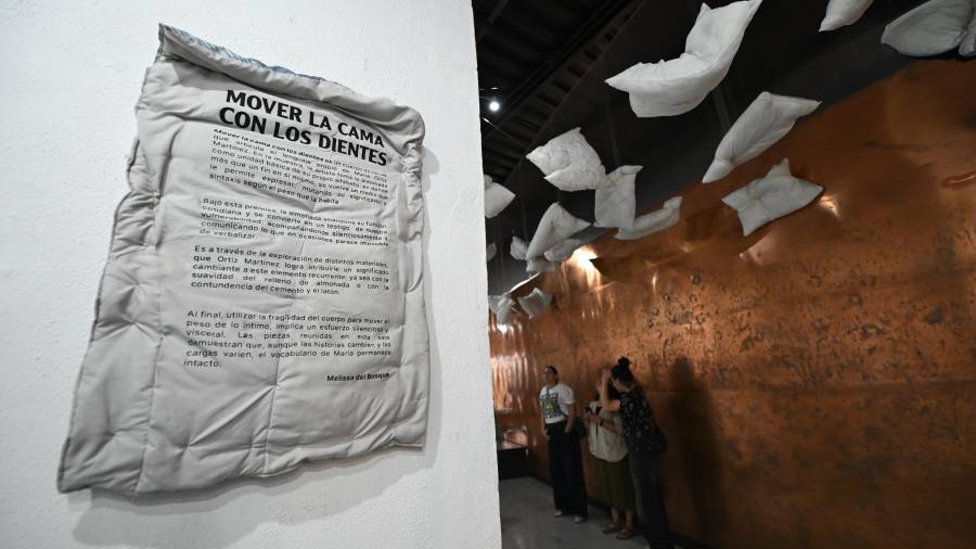 María Ortiz convierte lo suave en incomodidad en la expo ‘Mover la cama con los dientes’ en Saltillo