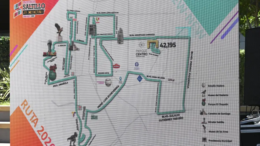 El Maratón Saltillo La Moderna celebrará su quinta edición este domingo 11 de octubre, con salida y meta en Parque Centro y la expectativa de reunir a mil 500 atletas.