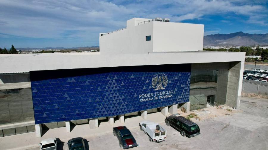 La nueva Ciudad Judicial se encuentra en su fase final de construcción, mientras autoridades afinan detalles técnicos y mobiliario previo a su apertura oficial.
