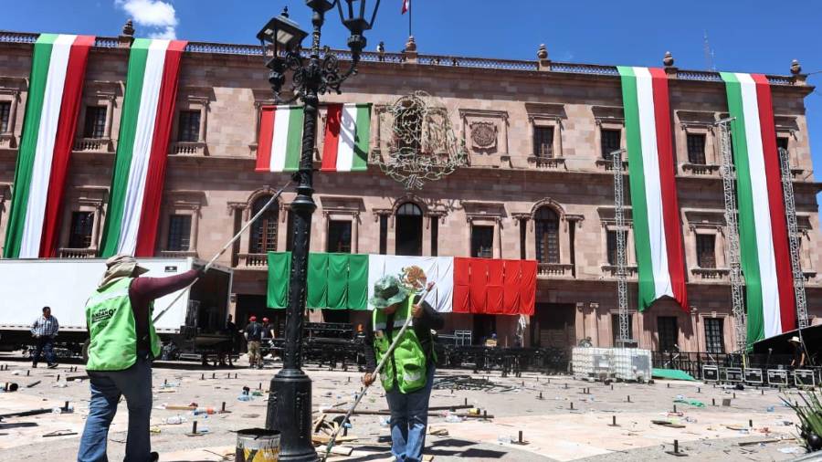 La Plaza de Armas de Saltillo será uno de los puntos donde se concentrarán las celebraciones patrias este 15 de septiembre.
