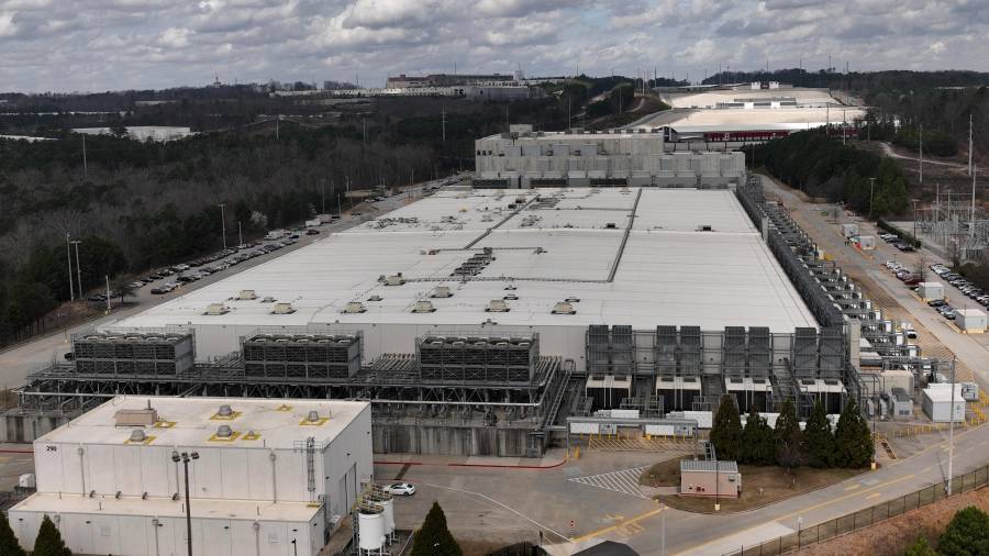 El complejo del Centro de Datos Google en el condado Douglas, el 6 de marzo de 2026, en Lithia Springs, Georgia.