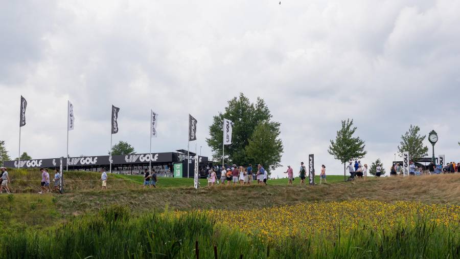Durante el fin de semana hubo un torneo en el club privado de golf de Trump en Nueva Jersey.