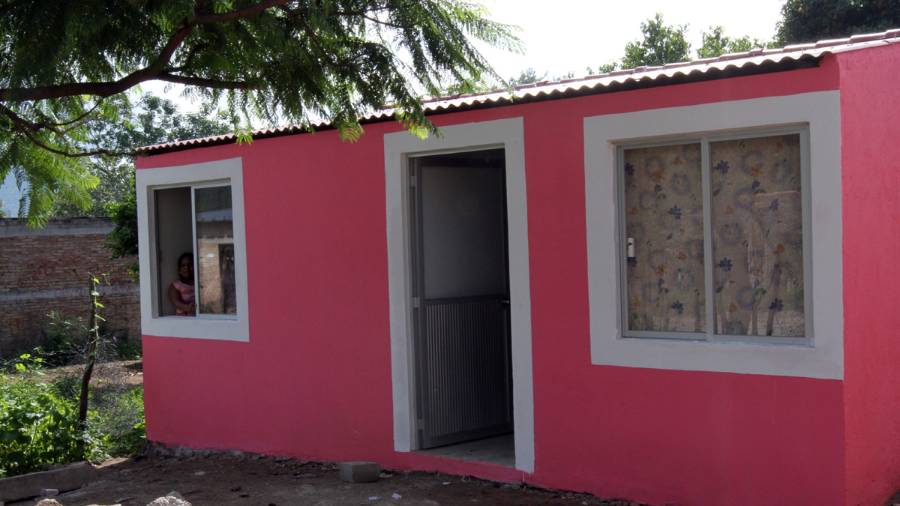 Sedatu entregó casas mal hechas y sin alumbrado a damnificados