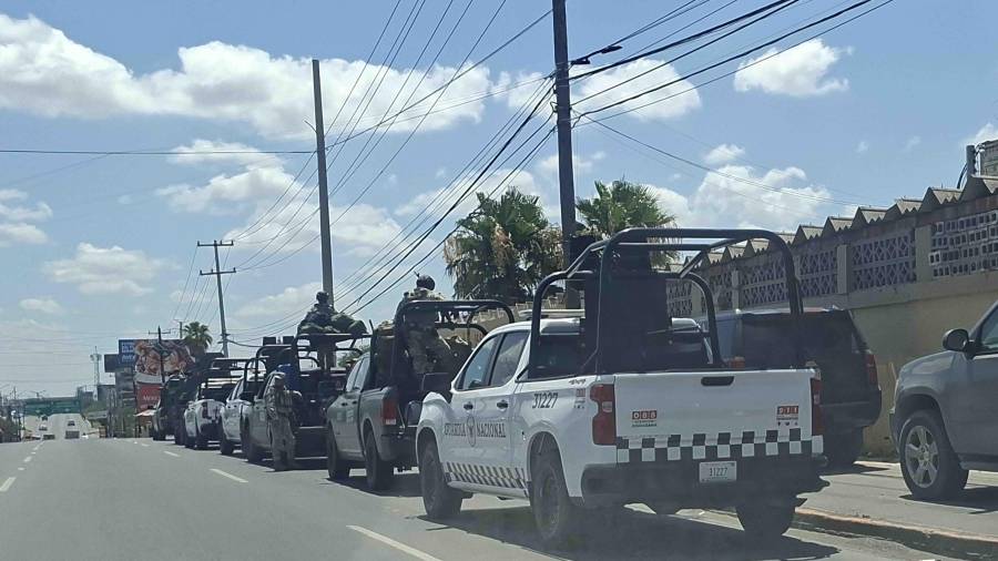 Elementos de la Secretaría de Seguridad y Protección Ciudadana (SSPC), así como de la Fiscalía Especializada en Materia de Delincuencia Organizada (FEMDO), arribaron a Reynosa, Tamaulipas.