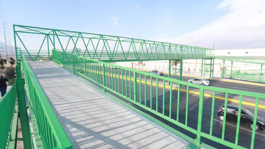 Las estructuras ayudan a evitar que las personas se expongan al tránsito vehicular.