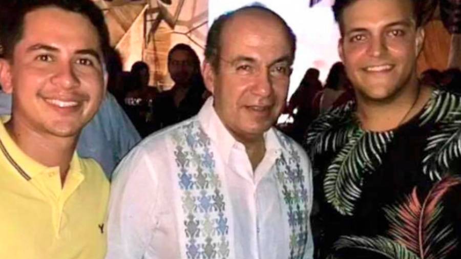 Felipe Calderón se divirtió en un bar de Campeche