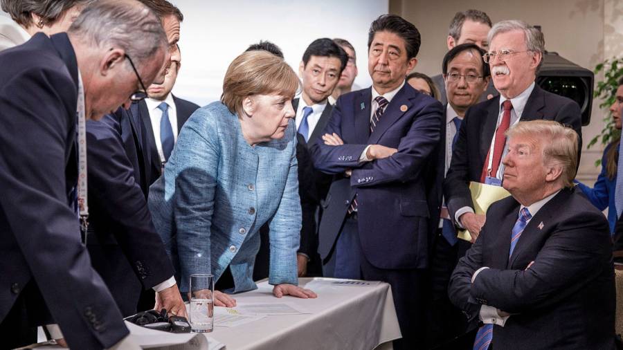 Trump sobre foto del G7: No estábamos hablando de la cumbre