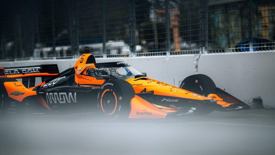 Pato O’Ward partirá desde la cuarta fila en St. Petersburg, Florida, tras una clasificación complicada con el compuesto blando en la primera fecha de la IndyCar 2026.