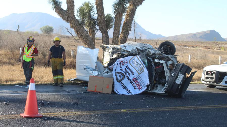 El vehículo terminó en pérdida total.