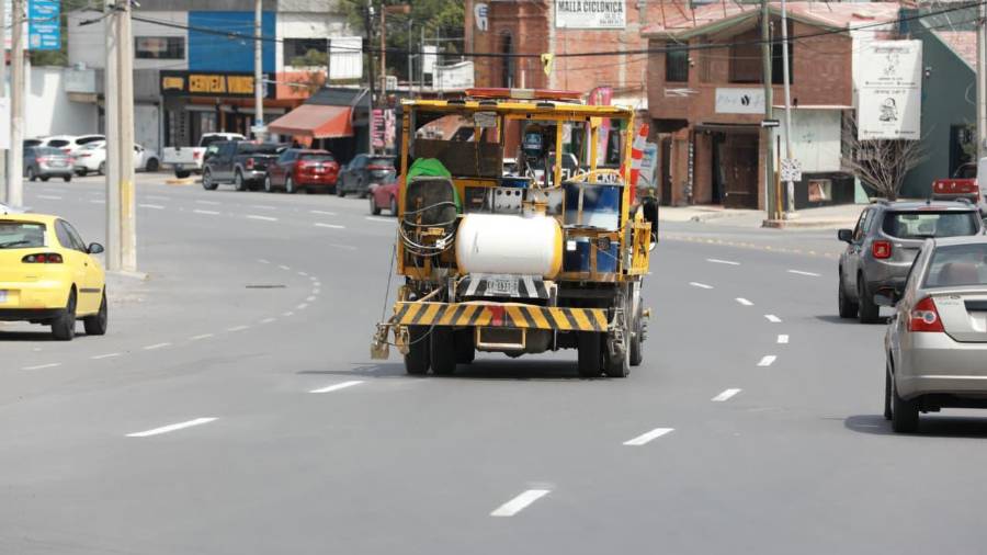 Los trabajos buscan mejorar la circulación vehicular en ese tramo.