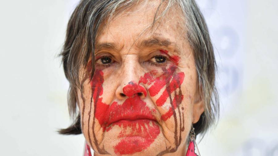 Activistas se manifestaron al exterior de la Fiscalía General de Justicia en Ciudad de México, para exigir justicia por los periodistas asesinados en lo que va del año el 8de agosto de 2026.