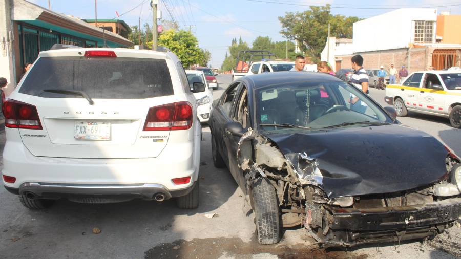 El accidente se registró en la zona sur de Saltillo.