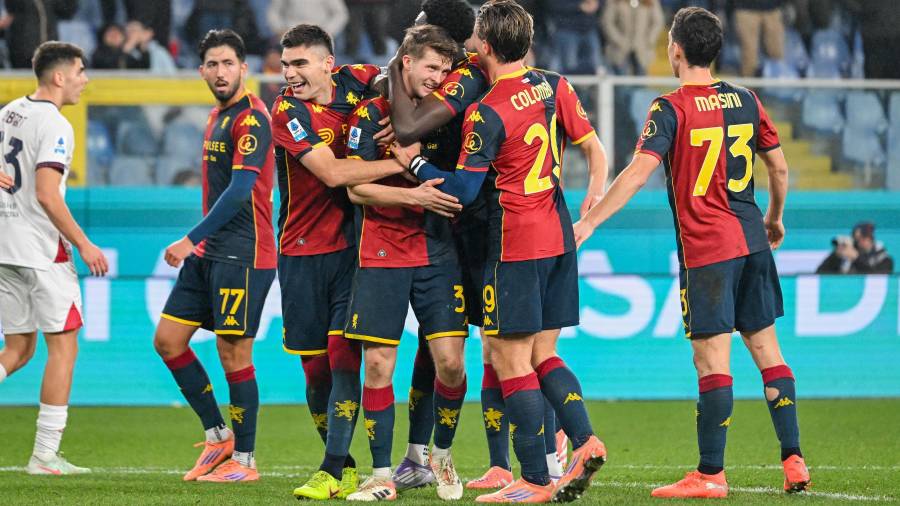 Con Johan Vásquez como capitán y referente defensivo, el Genoa aprovechó su localía para vencer 3-0 al Cagliari en un duelo directo por la permanencia.