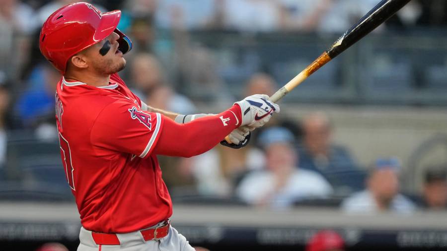 Mike Trout, el estelar de Los Angeles Angels, mientras se mantenga sano, podrá seguir en ascenso entre los mejores jonroneros de la historia.