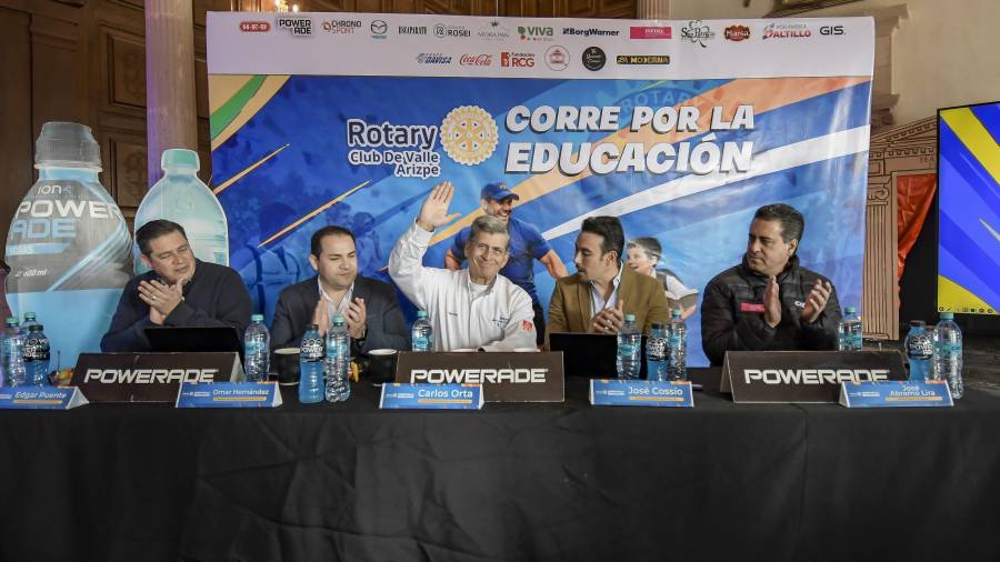 La carrera Corre por la Educación 2026, organizada por el Rotary Club del Valle de Arizpe y ChronoSport, se correrá el 19 de abril en Saltillo con distancias de 5K, 12K y pruebas infantiles, promoviendo educación, valores y deporte en familia.