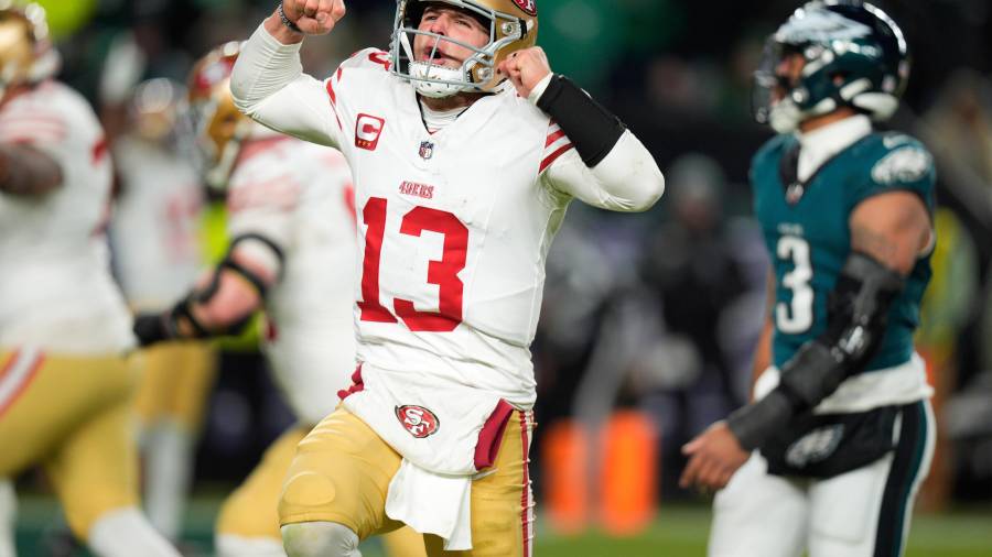 Brock Purdy manejó la ofensiva de los 49ers de San Francisco sin cometer errores en un duelo de alta presión.