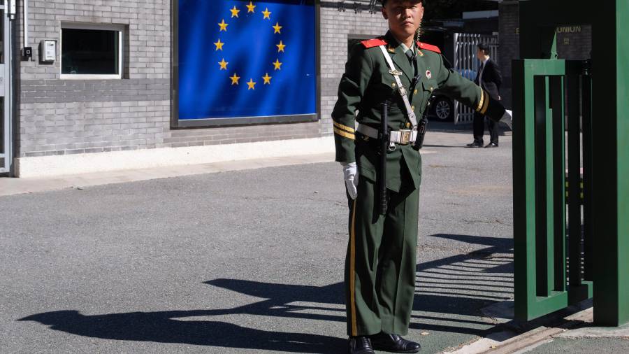 Beijing anunció la semana pasada que impondría aranceles de hasta el 19.8% a las importaciones de carne de cerdo de la UE, significativamente más bajos que los aranceles preliminares de hasta el 62.4%. FOTO: