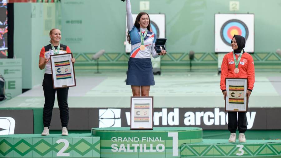 La checa Marie Horackova obtuvo la medalla de oro en recurvo femenil durante la jornada final de la competencia internacional.