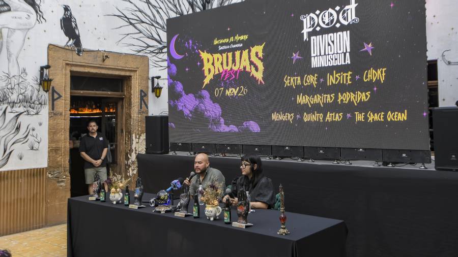 Fiesta. Además de la oferta musical, el Brujas Fest contará con una zona cultural que incluirá tatuajes, tarot, talleres, artesanías y mercancía oficial creada por artistas mexicanos.
