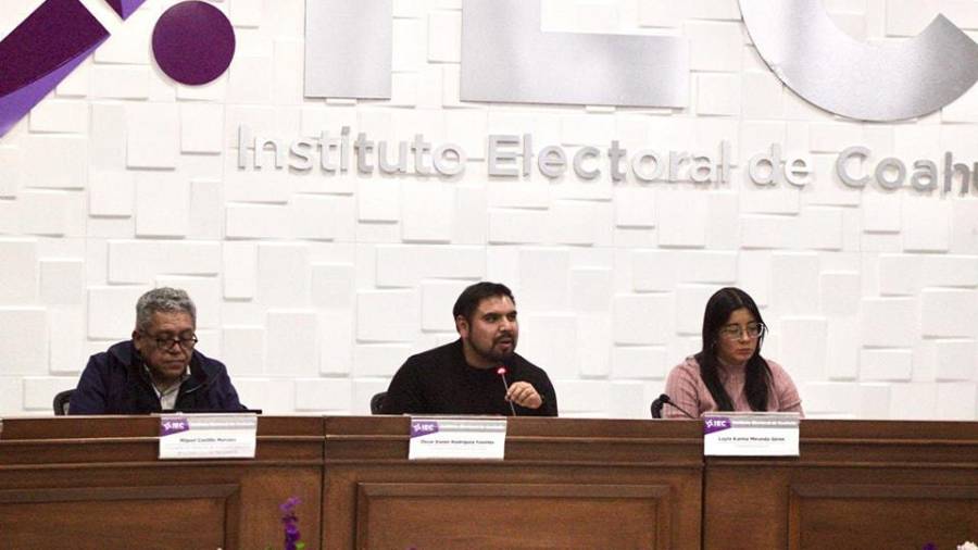 El IEC precisó que siete de los procedimientos están relacionados con el proceso electoral 2026 en Coahuila.