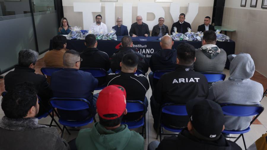 Tupy inauguró en el Intec Don Bosco su Escuela de Mantenimiento de Maquinado, fortaleciendo la capacitación técnica en la Región Sureste. FOTOS: HOMERO SÁNCHEZ