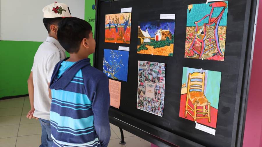 Las obras fueron realizadas por ciudadanos de todas las edades.