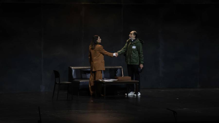 Bruno Bichir y Marimar Vega protagonizaron un intenso duelo actoral sobre el escenario del Teatro de la Ciudad Fernando Soler.