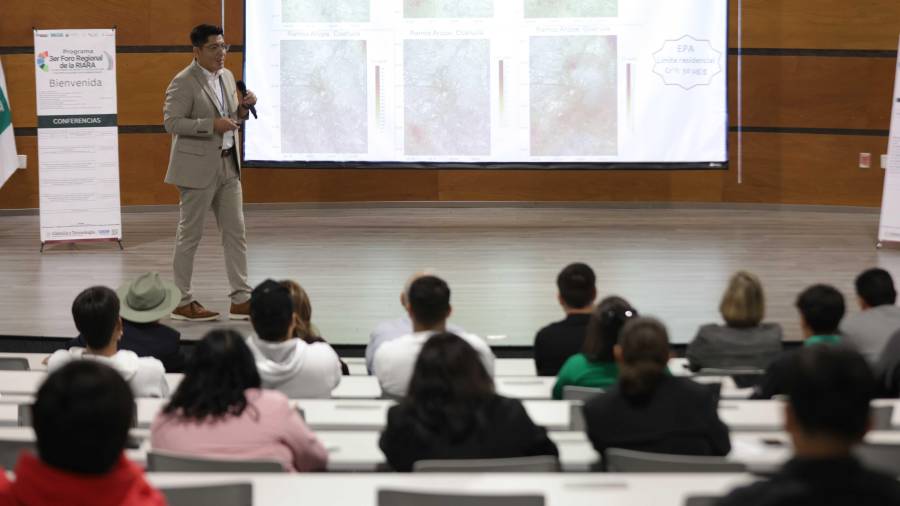 El investigador Alejandro Lozano Morales detalló esta investigación el tercer foro regional de la Red de Innovación de Agua y Recursos Ambientales.