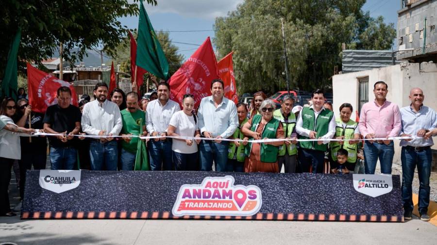 La calle San Alberto quedó totalmente pavimentada tras concluir la segunda etapa de la obra en la colonia Nueva Esperanza.