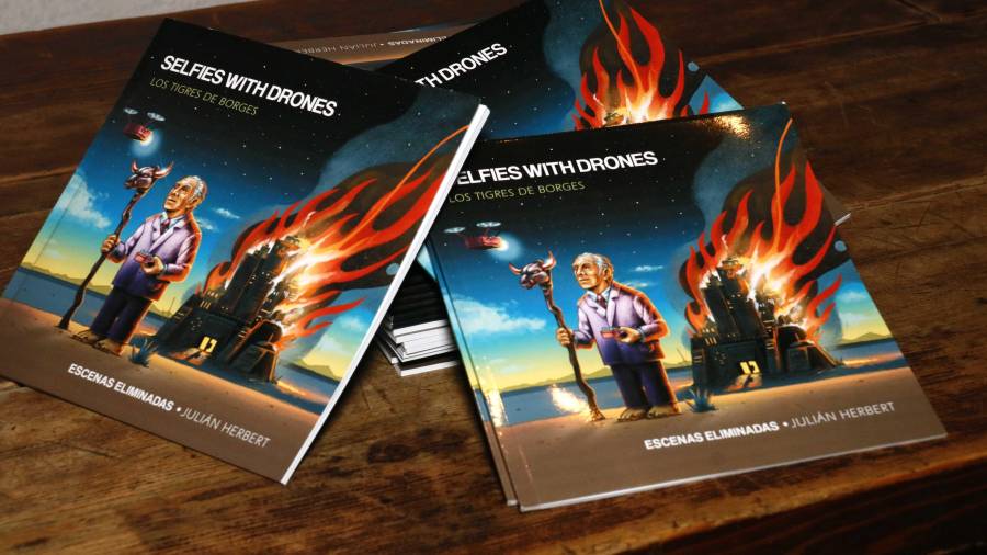 La literatura detrás de la música: Presentan el booklet del álbum ‘Selfies with drones’ en el Cerdo de Babel